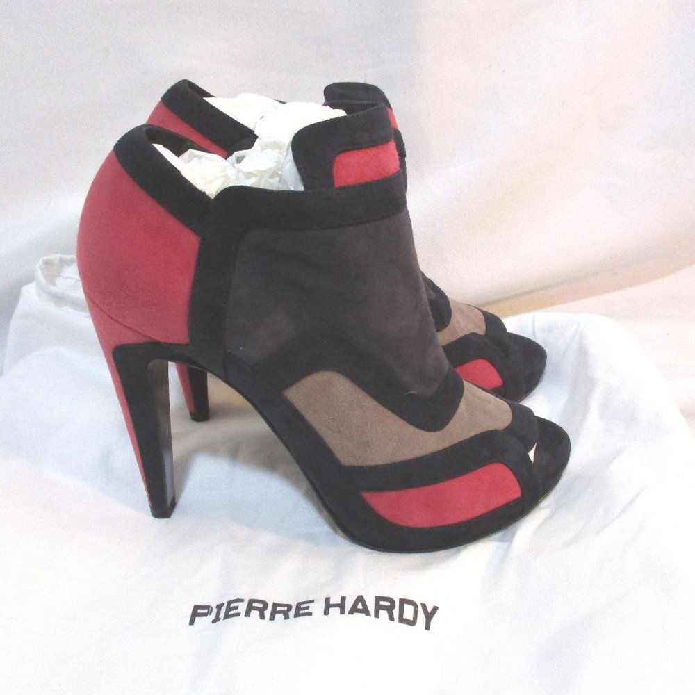 NEW PIERRE HARDY Suede BOOTIE  BOOT